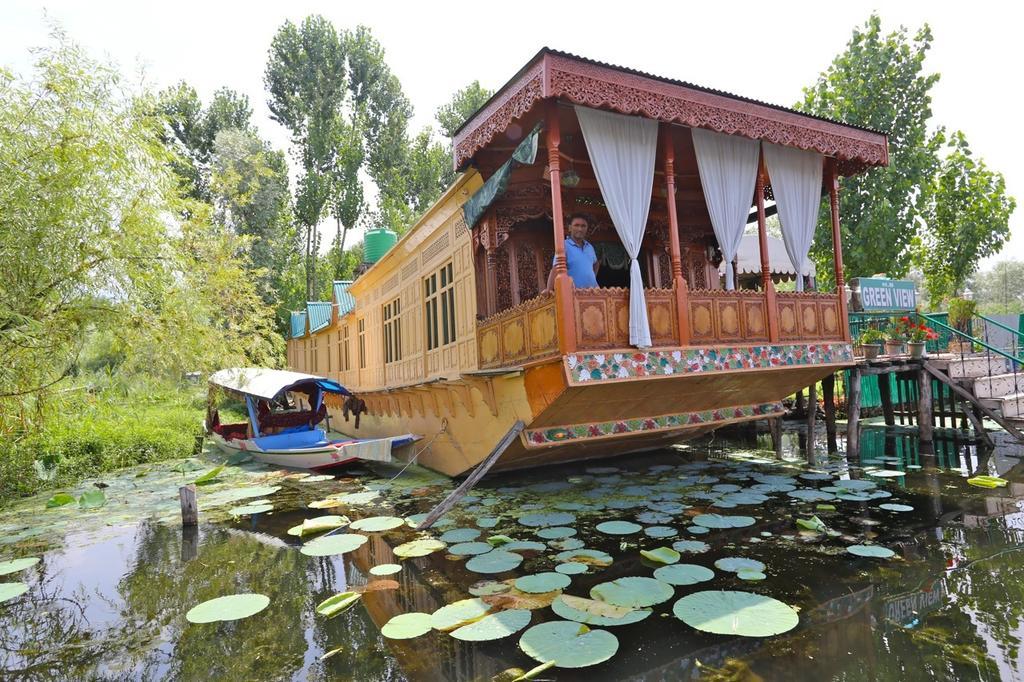 Hotel Green View Group Of Houseboats Srīnagar Exterior foto